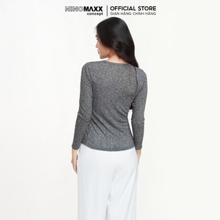 [CÒN SIZE S] N&M Áo dệt nữ Basic cổ tròn tay dài kiểu dáng trẻ trung 2306012