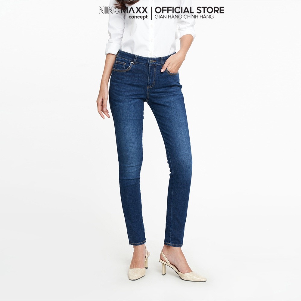  N&M Quần jean Nữ form regular fit cotton 2203051