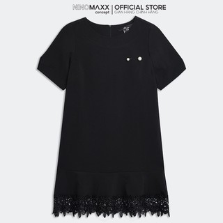 N&M Đầm suông Nữ thời trang phối ren 1811023