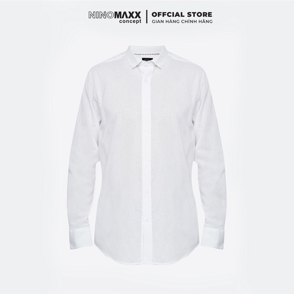 [CÒN SIZE S] N&M Áo sơ mi Linen Basic nam tay dài 1910005