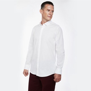 [CÒN SIZE S] N&M Áo sơ mi Linen Basic nam tay dài 1910005