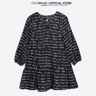  N&M Đầm nữ dáng xòe 100% polyester 2103013