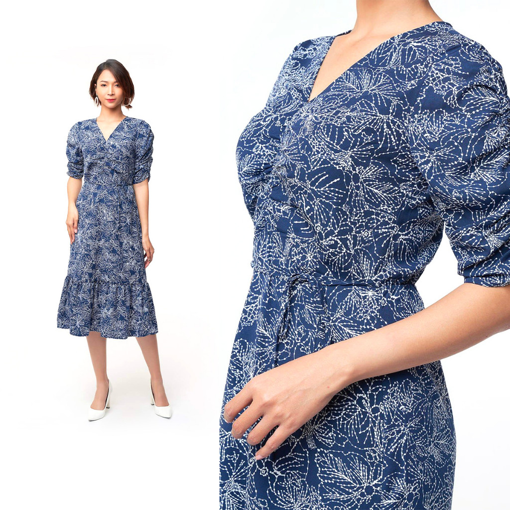 [CÒN SIZE S] N&M Đầm thời trang Nữ hoạ tiết hoa 2103010