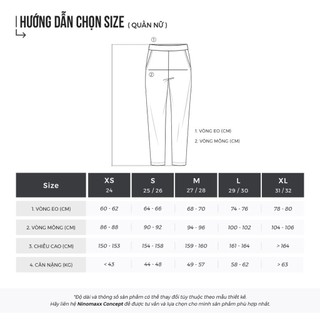 N&M Quần jean Basic Nữ dài dáng ôm 1810116