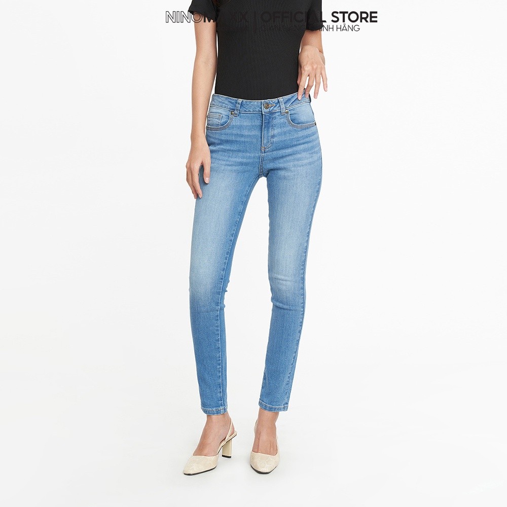 N&M Quần jean Basic Nữ form straight 2203050