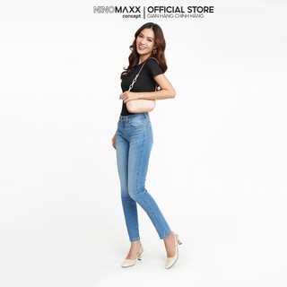 N&M Quần jean Basic Nữ form straight 2203050