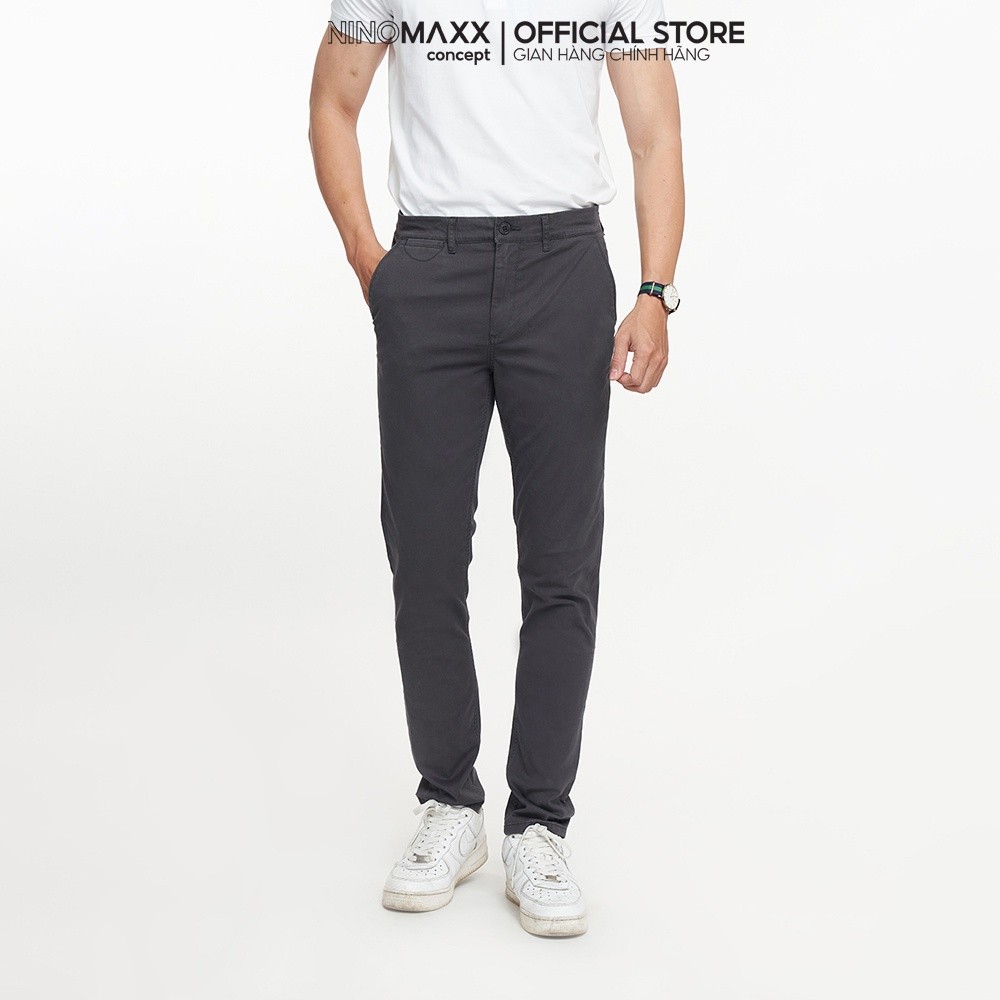  N&M Quần Kaki Nam Basic chất cotton spandex form Slim Fit 2203052