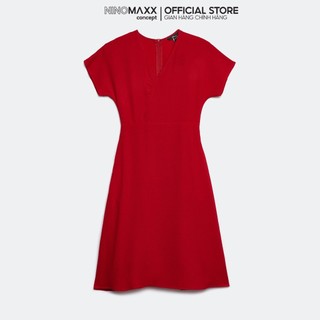 N&M Đầm thời trang nữ cổ tim chất liệu 100% Polyester 2208078