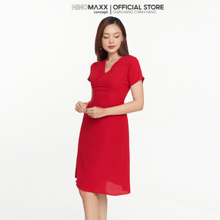 N&M Đầm thời trang nữ cổ tim chất liệu 100% Polyester 2208078