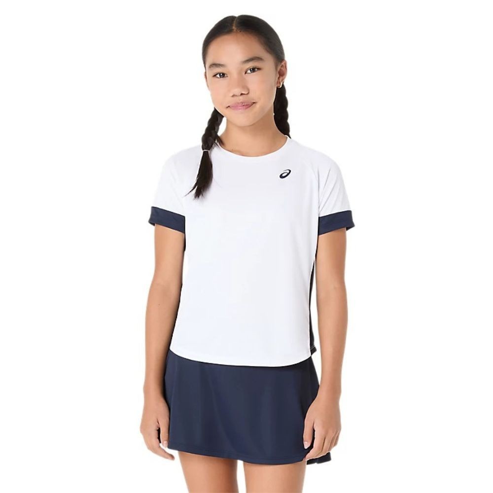 Áo T-Shirt Thể Thao Asics Kid GIRLS TENNIS SHORT SLEEVE TOP 2044A045.101