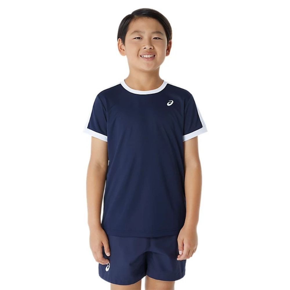 Áo T-Shirt Thể Thao Asics Kid BOYS TENNIS SHORT SLEEVE TOP 2044A044.403