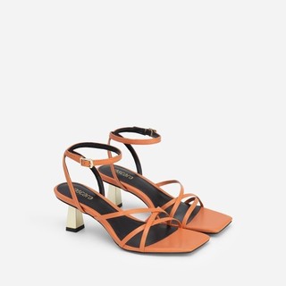 Vascara Giày Sandal Ankle Strap Vân Da Kỳ Đà SDN 0698