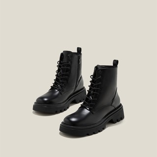 Vascara Combat Boots Cao Cổ Đế Chunky - BOT 0932