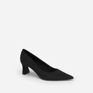 Vascara Giày Bít Mũi Nhọn Spool Block Heel - BMN 0542