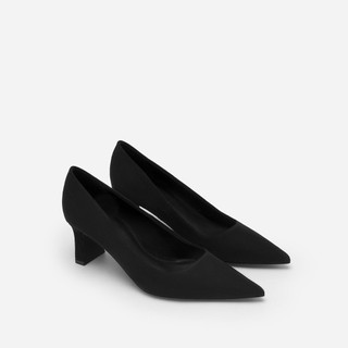 Vascara Giày Bít Mũi Nhọn Spool Block Heel - BMN 0542
