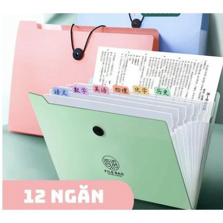 Túi đựng tài liệu tệp đựng tài liệu nhiều ngăn kẹp tài liệu A4 đựng đề cương - TÚI TL. TIỆN ÍCH