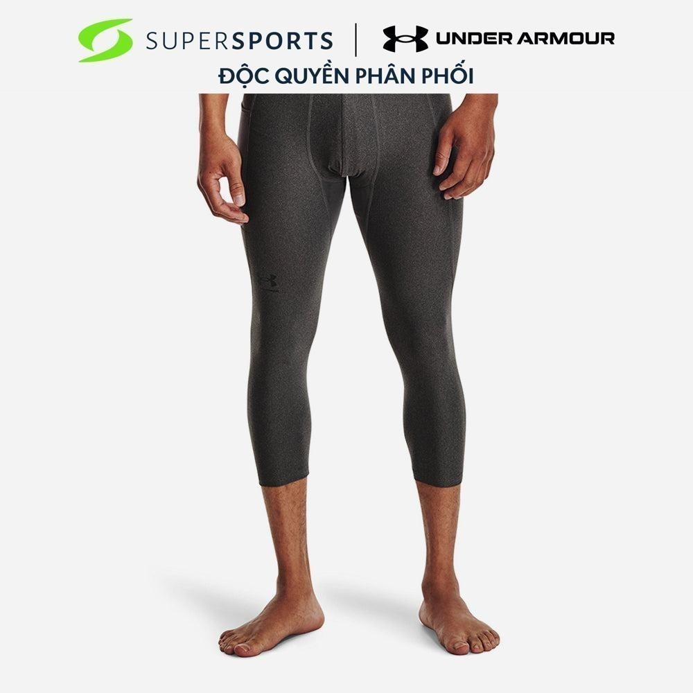 Quần Ôm Nam Under Armour Heat Gear Armour 3/4 Legging - Xám - 1361588-090