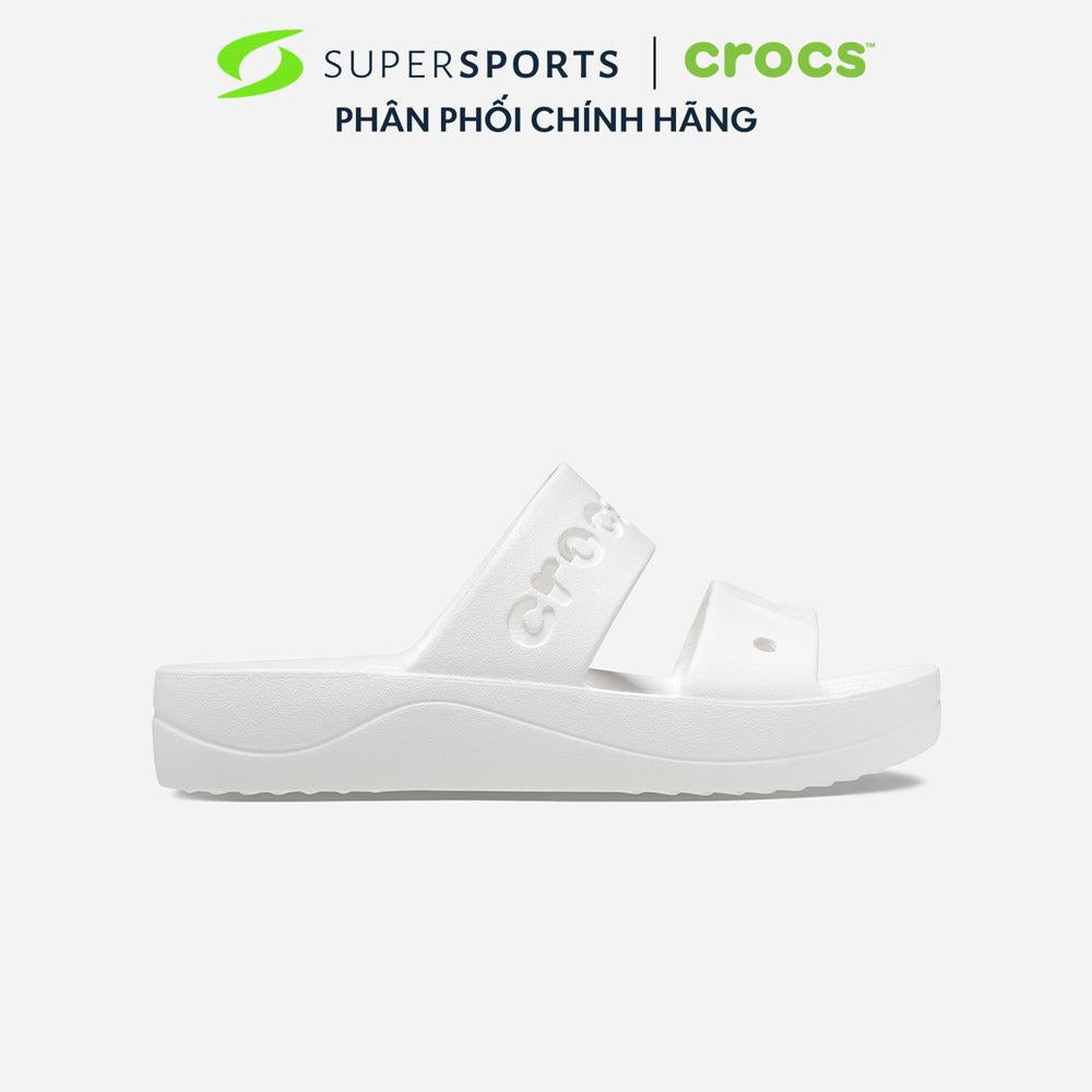 Giày Xăng Đan Nữ Crocs Baya Platform - Trắng - 208188-100 ADS05 LS100