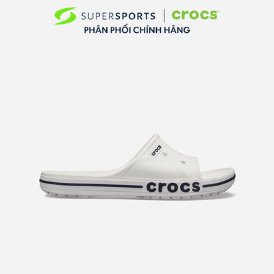 Dép Quai Ngang Unisex Crocs Bayaband - Trắng - 205392-126 ADS04 LS200