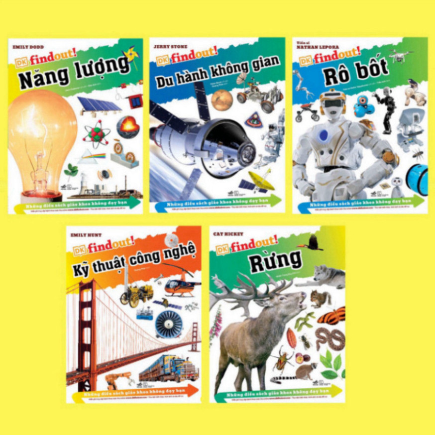 Sách - Bộ DK Findout - Những điều sách giáo khoa không dạy bạn (05 cuốn lẻ) - SNN
