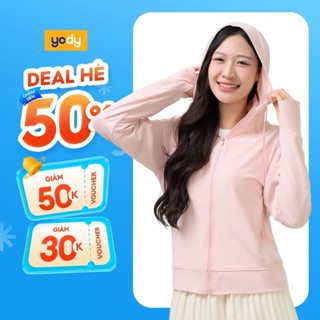 [FS 10%] Áo chống nắng Yody nữ áo khoác nắng chống tia UPF 50+ mềm mịn thoáng mát bảo vệ làn da WEJA25S009