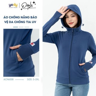 Áo chống nắng Yody nữ áo khoác nắng chống tia UV mềm mịn thoáng mát - ACN6008