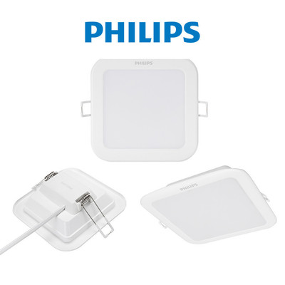 Đèn LED âm trần PHILIPS Vuông DN027B G3 LED6/ LED9/ LED12 (3000K/ 4000K/ 6500K)