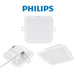  Đèn LED âm trần PHILIPS Vuông DN027B G3 LED6  LED9  LED12  3000K  4000K  6500K  