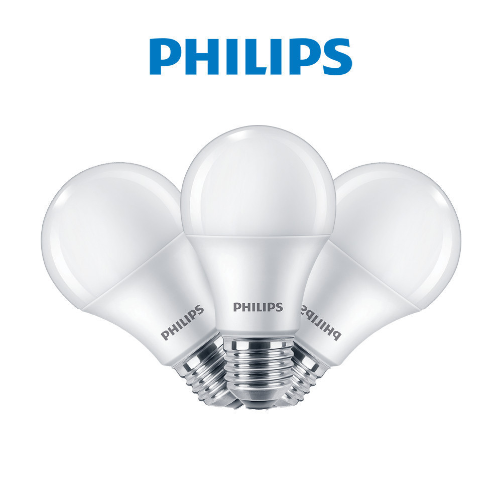 Bộ 03 bóng LED PHILIPS bulb Essential E27 11W ánh sáng trắng 6500K HOME LOCK VIP - PHILIPS VIỆT NAM