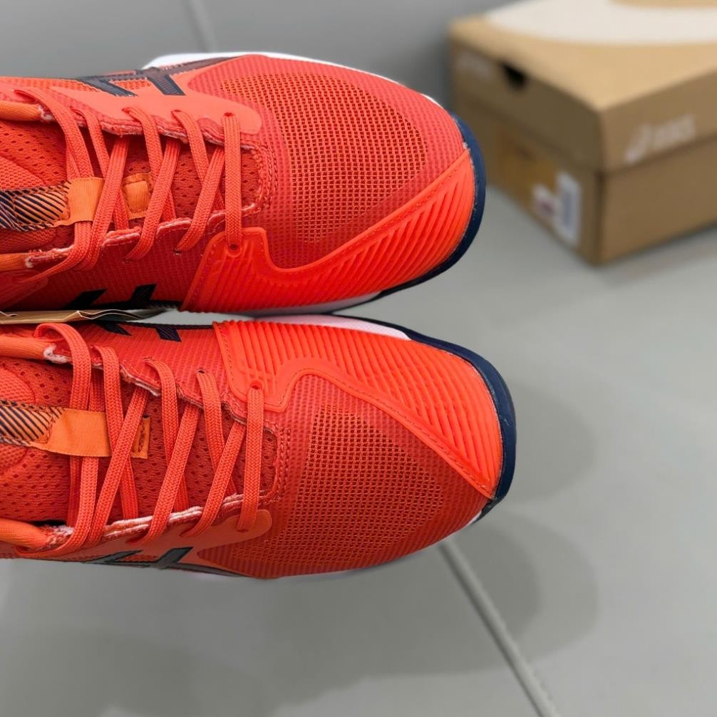 [ CHÍNH HÃNG ] Giày Thể Thao Sneaker Tennis Pickleball Asic Speed FF3 Đỏ Cam