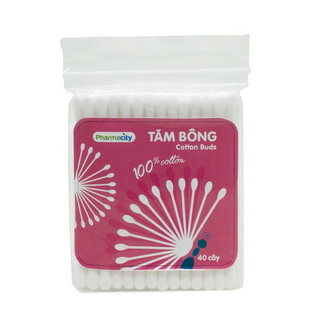 Tăm bông người lớn Pharmacity (40 cây/gói)