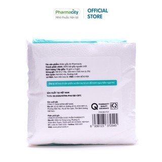 Khăn giấy ăn Pharmacity (Gói 100 tờ)