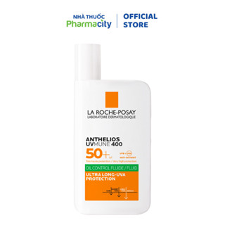 Sữa chống nắng La Roche Posay ANTHELIOS UVMUNE 400 mỏng nhẹ, phổ rộng, giảm bóng dầu (50ml)