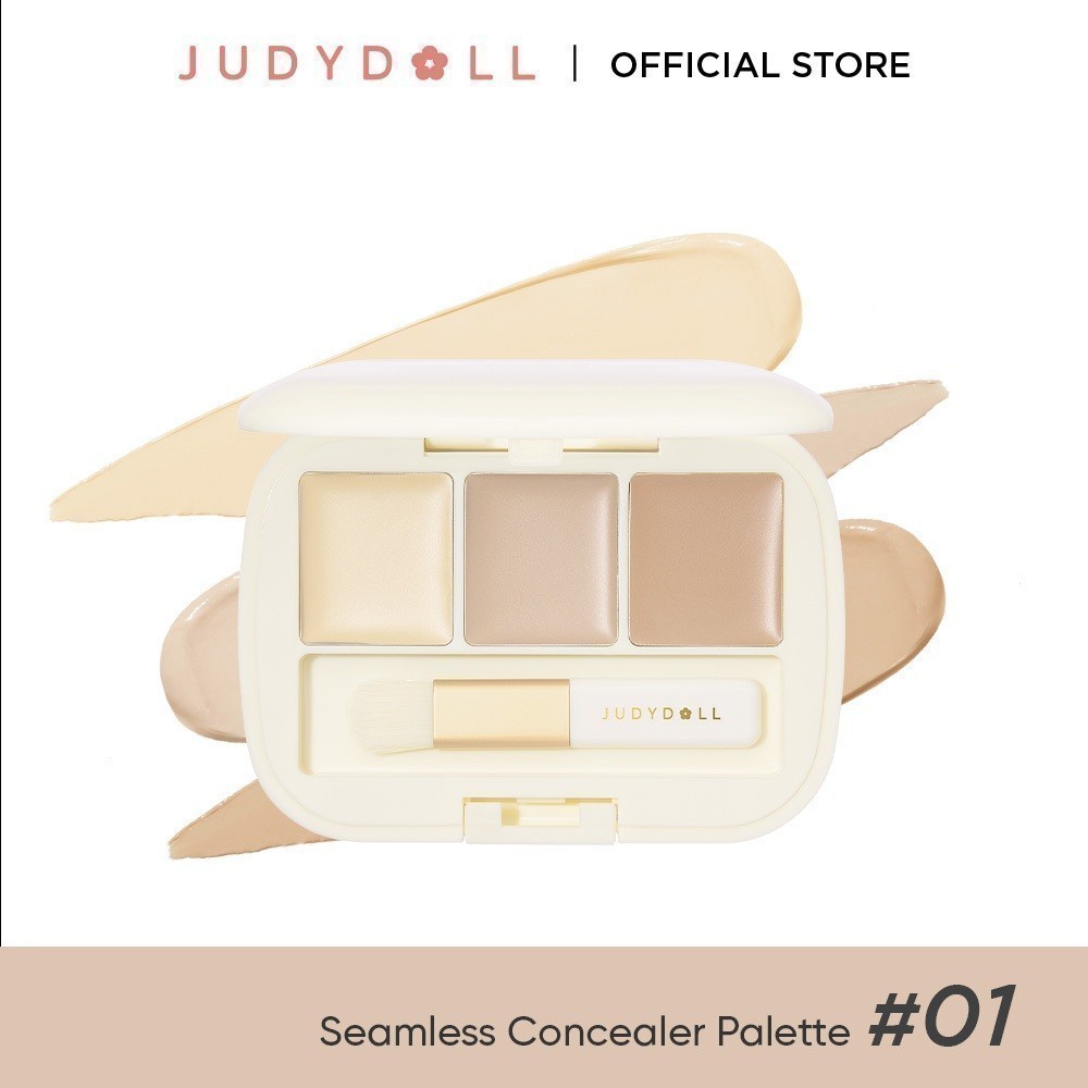 Bảng che khuyết điểm 3 màu JUDYDOLL Moisturizing 3-Color Concealer Palette Mềm mịn Chống nước 2.7g | BigBuy360 - bigbuy360.vn