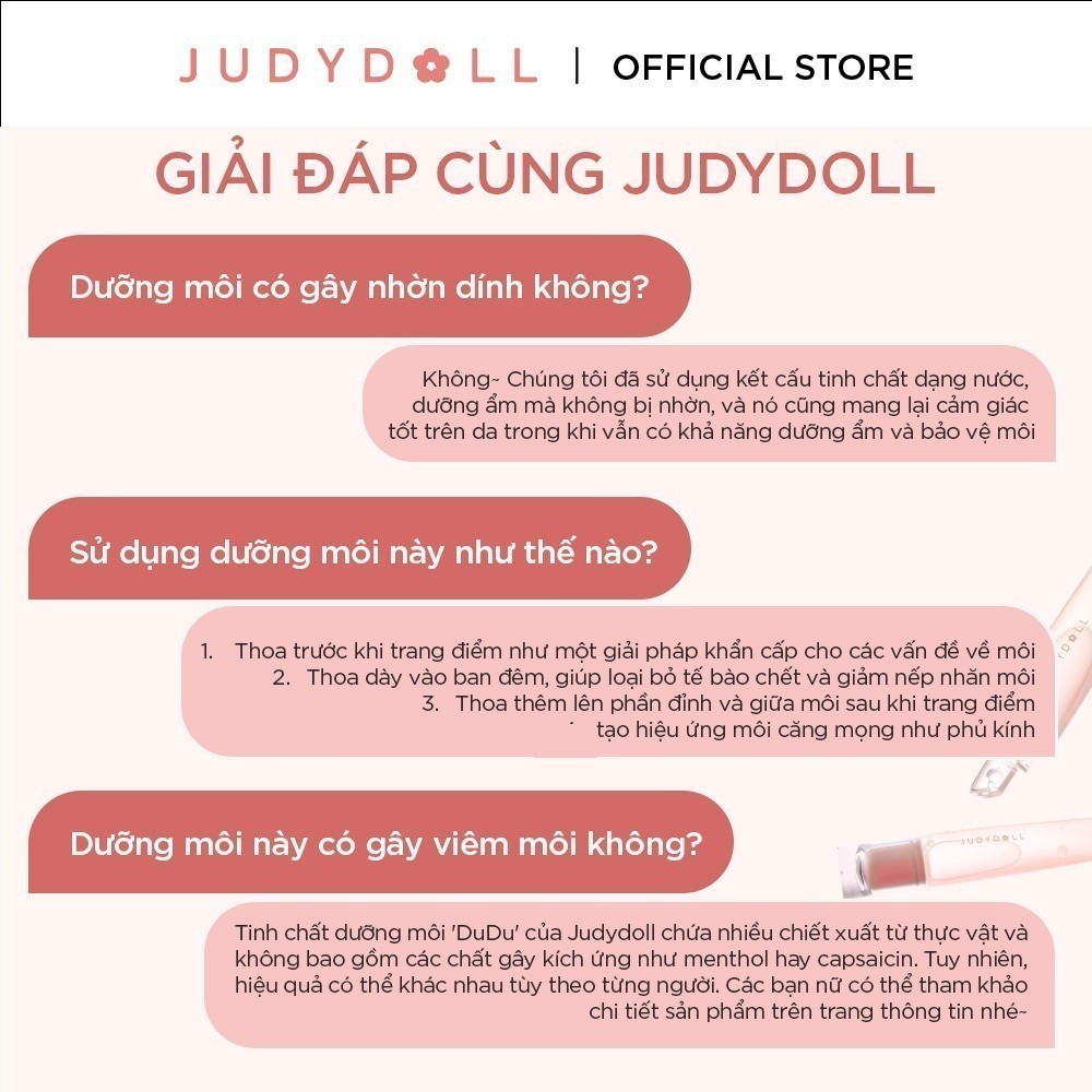 Judydoll Son môi dầu dưỡng LIP ESSENCE 10ml | BigBuy360 - bigbuy360.vn