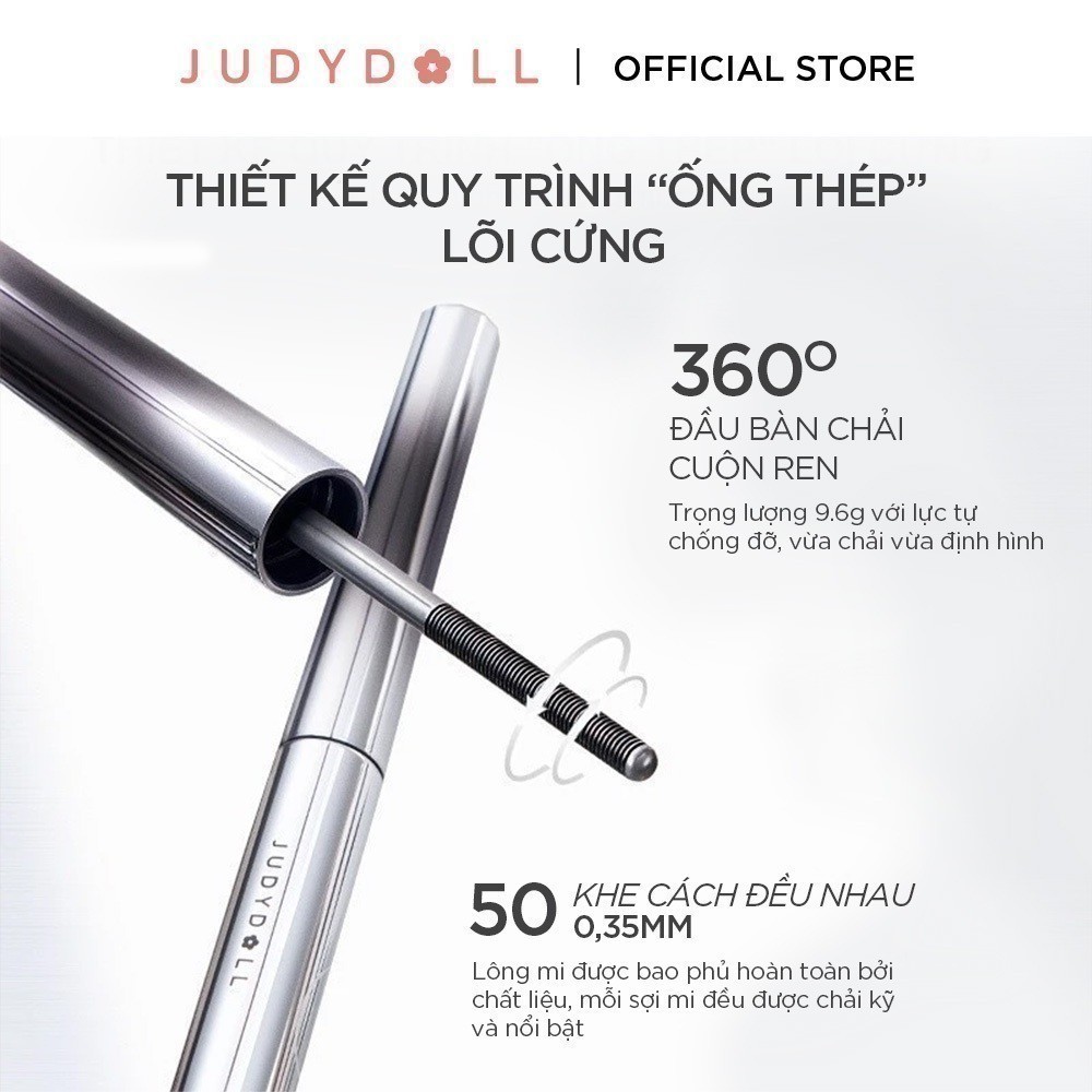 JUDYDOLL Iron Mascara Tơi mi Giữ cong dài mi Chống nước Chống lem Lâu trôi 3g | BigBuy360 - bigbuy360.vn