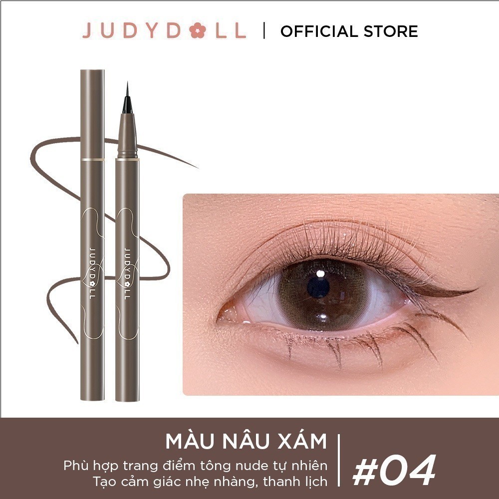 JUDYDOLL Bút kẻ mắt nước Siêu mảnh Slim liquid eyeliner Chống nước Lâu trôi Không lem 0,014mm | BigBuy360 - bigbuy360.vn