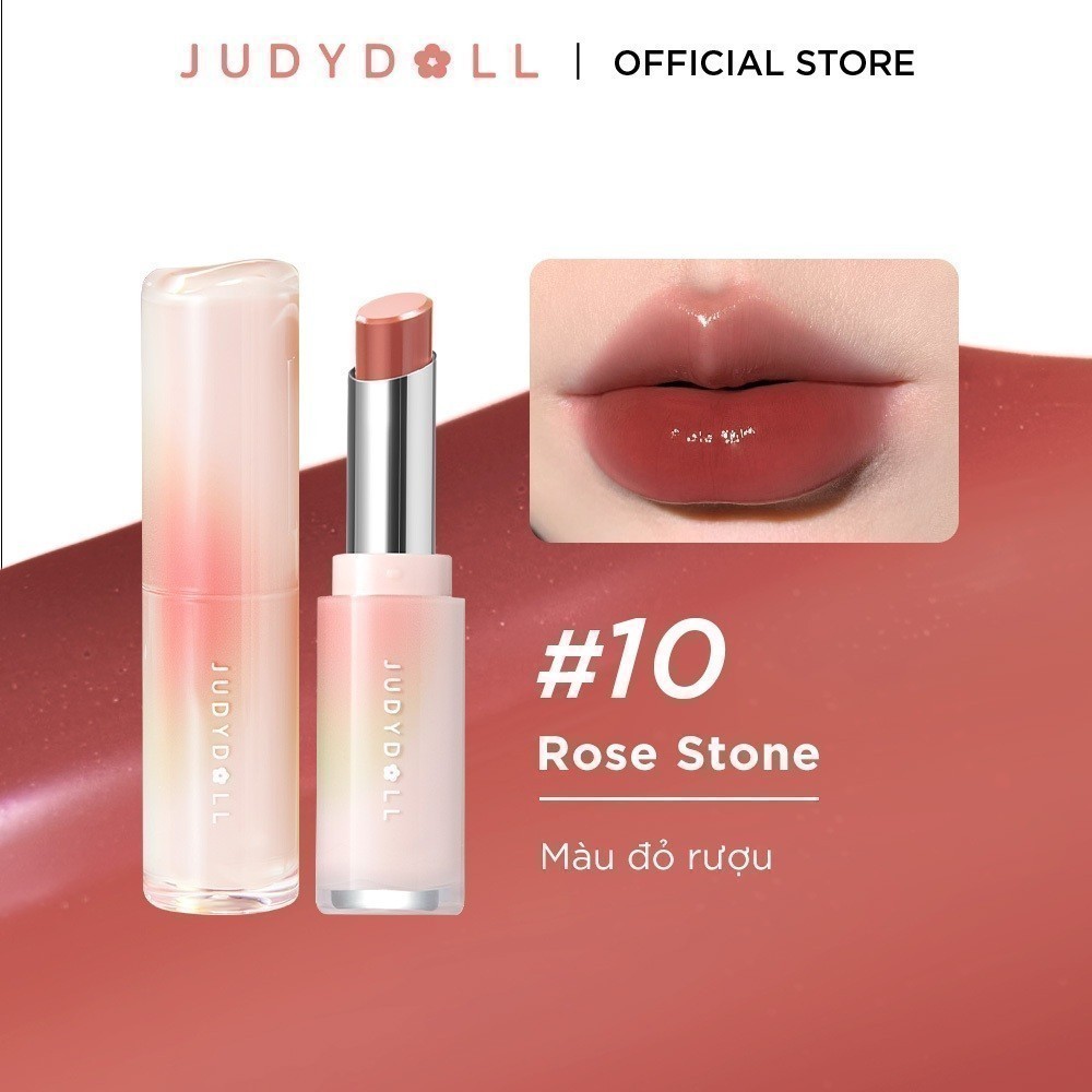 JUDYDOLL Son dưỡng có màu Judydoll Watery Glow Lipstick Dưỡng ẩm Mềm môi Sáng da 3g | BigBuy360 - bigbuy360.vn