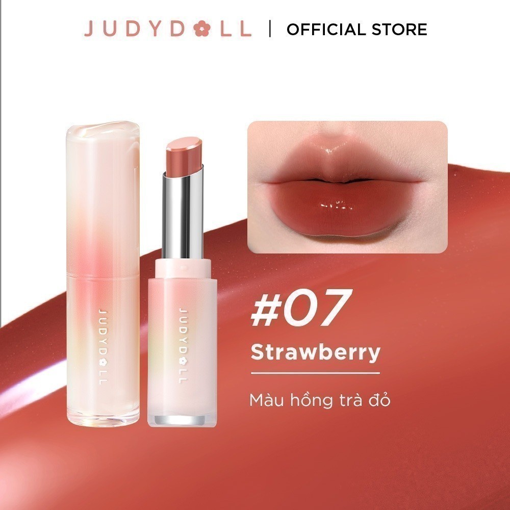 JUDYDOLL Son dưỡng có màu Judydoll Watery Glow Lipstick Dưỡng ẩm Mềm môi Sáng da 3g | BigBuy360 - bigbuy360.vn