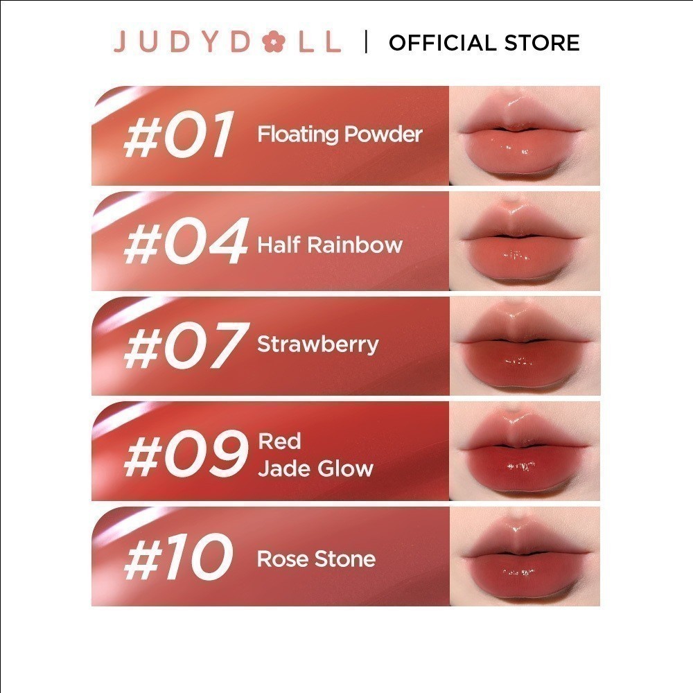 JUDYDOLL Son dưỡng có màu Judydoll Watery Glow Lipstick Dưỡng ẩm Mềm môi Sáng da 3g | BigBuy360 - bigbuy360.vn