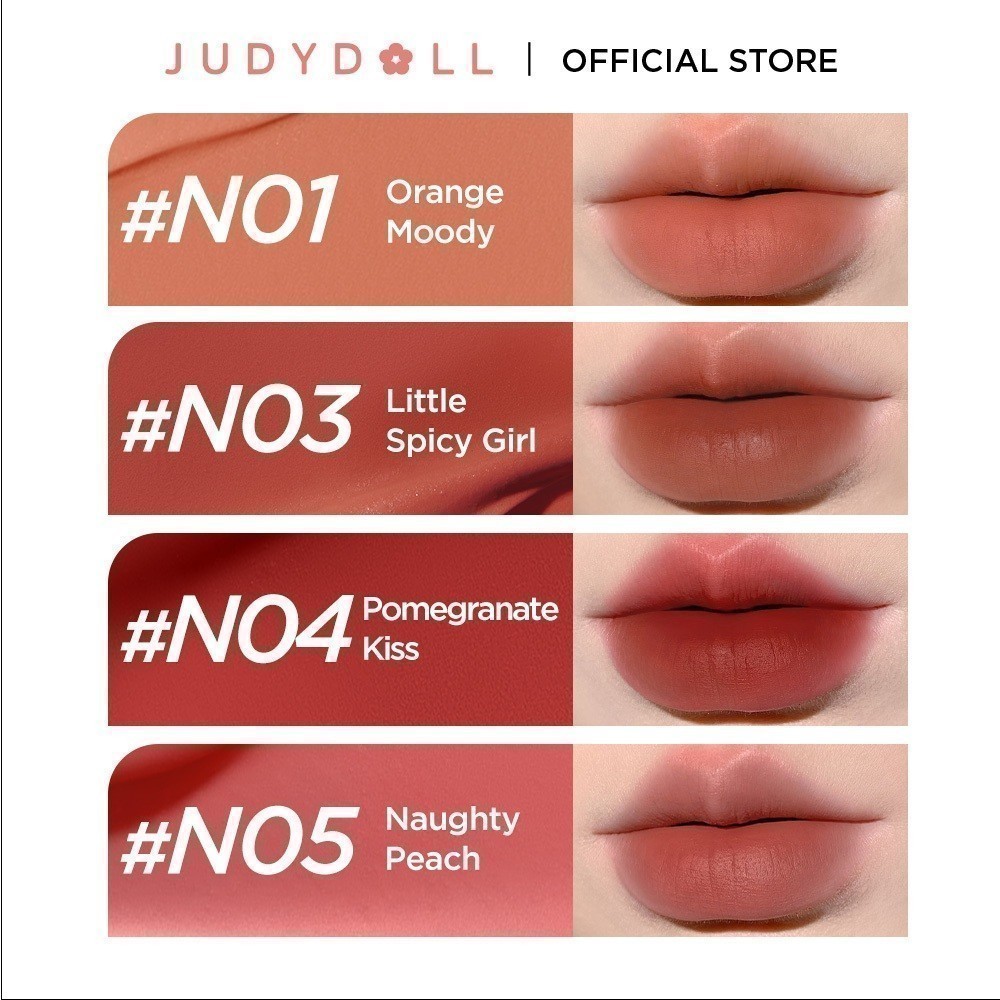 JUDYDOLL Son Kem Lip Powder Cream Mịn lì Che phủ vân môi Không dính cốc 1,8g | BigBuy360 - bigbuy360.vn