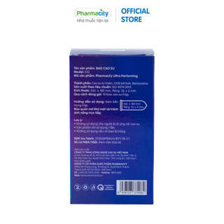Bao cao su Pharmacity Ultra Performing N (Hộp 10 cái)