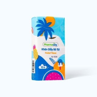 Khăn giấy bỏ túi Pharmacity Tropical Summer (Lốc 6 gói)
