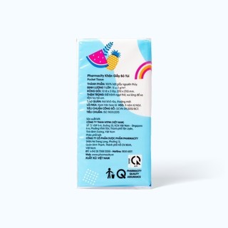 Khăn giấy bỏ túi Pharmacity Tropical Summer (Lốc 6 gói)