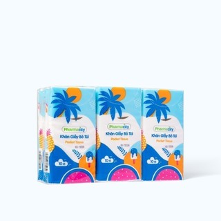 Khăn giấy bỏ túi Pharmacity Tropical Summer (Lốc 6 gói)