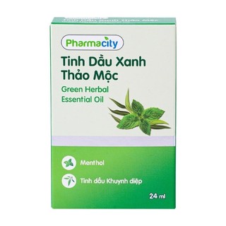 Tinh dầu Pharmacity xanh tinh chất thảo mộc (Chai 24ml)