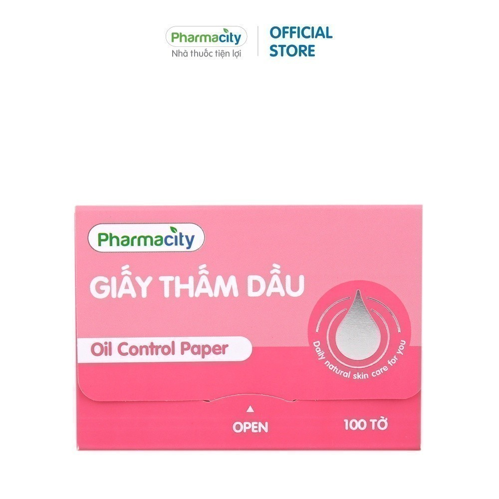 Giấy thấm dầu cơ bản Pharmacity (100 tờ/gói)