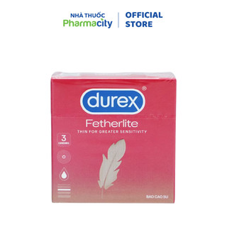 Bao Cao Su Durex Fetherlite (Hộp 3 Cái)
