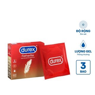 Bao Cao Su Durex Fetherlite (Hộp 3 Cái)