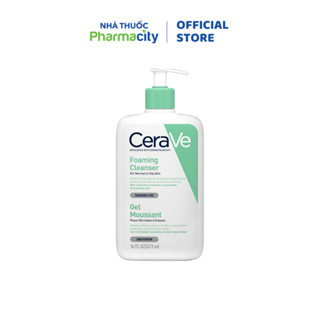 Sữa rửa mặt CERAVE Foaming Cleanser giúp làm sạch da, dành cho da dầu (Chai 473ml)